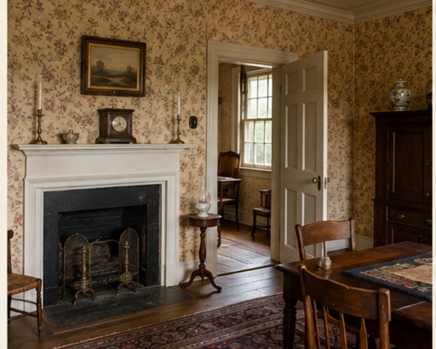 What Layers of Wallpaper Can Reveal About One Room — editorial reconstruction 1