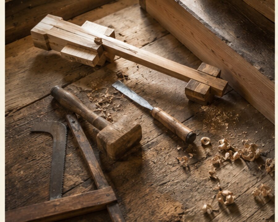 The Roman Numerals Carpenters Hid on Old Timbers — editorial reconstruction 4