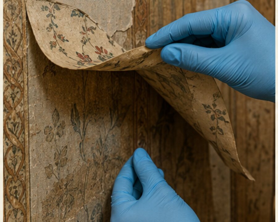 What Layers of Wallpaper Can Reveal About One Room — editorial reconstruction 5