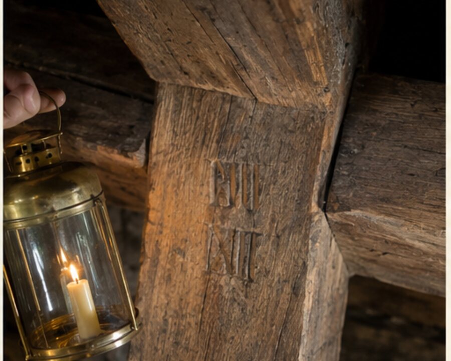 The Roman Numerals Carpenters Hid on Old Timbers — editorial reconstruction 5